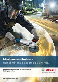 Ver catálogo actual 'Herramientas industriales de alta frecuencia'' de Bosch