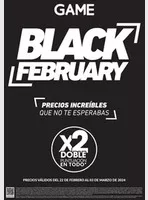 Folleto 'Black February' de Game